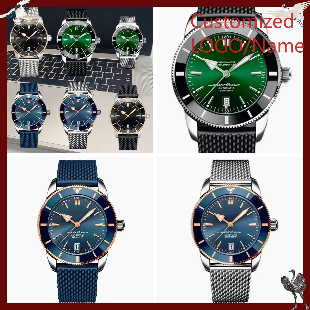 A1212 Store Customized Watches - مراجعة Rubber Strap Diver وسعره