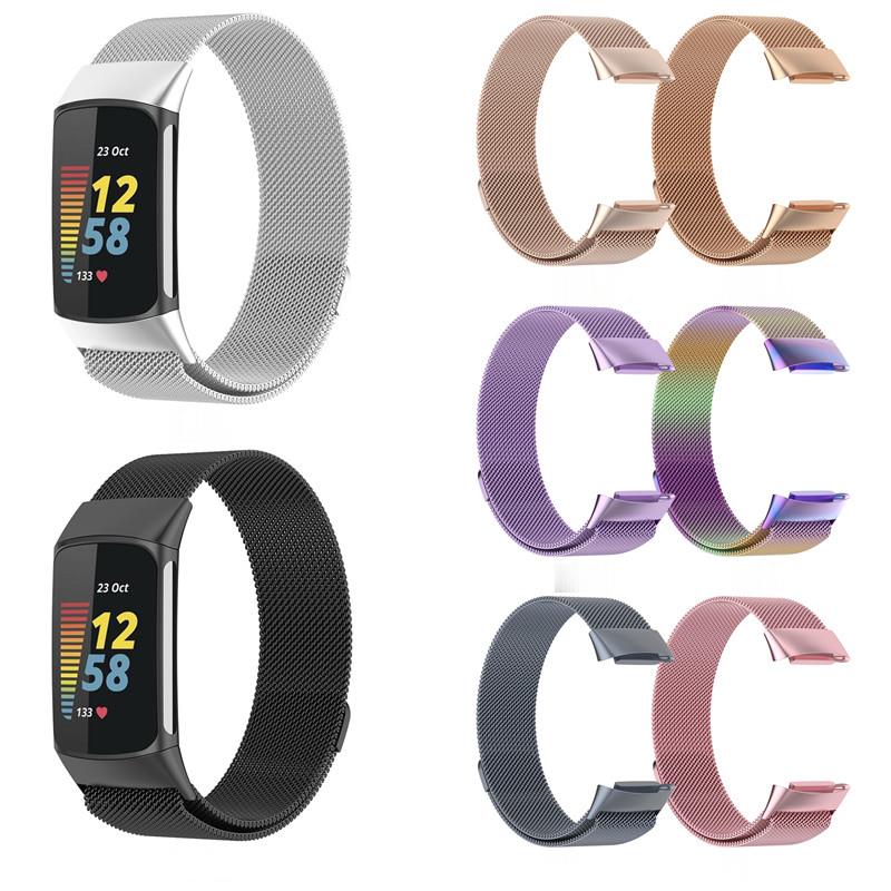 Metal Band For Fitbit Charge 5 - مراجعة Milanese Loop Magnetic وسعره