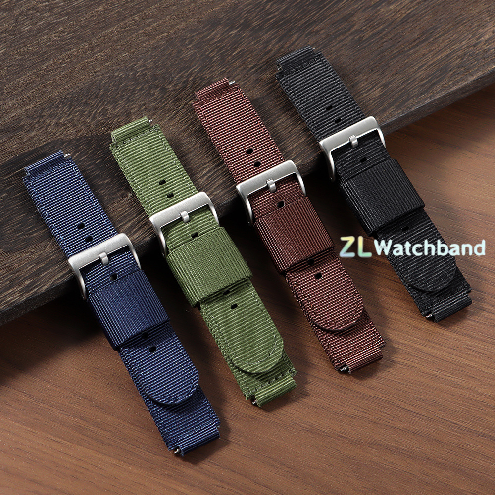 16mm 18mm Canvas Nylon Watch B - مراجعة Canvas Strap Watch وسعره