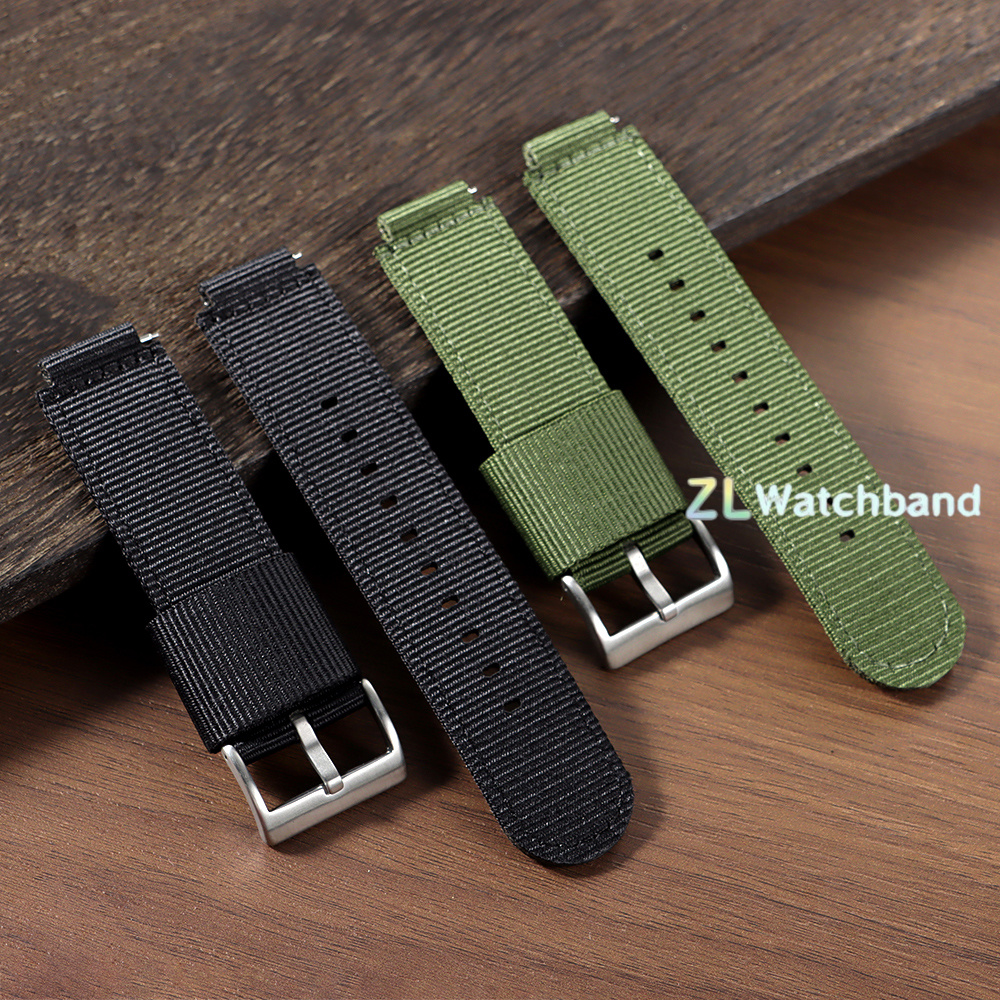 16mm 18mm Canvas Nylon Watch B - مراجعة Canvas Strap Watch وسعره