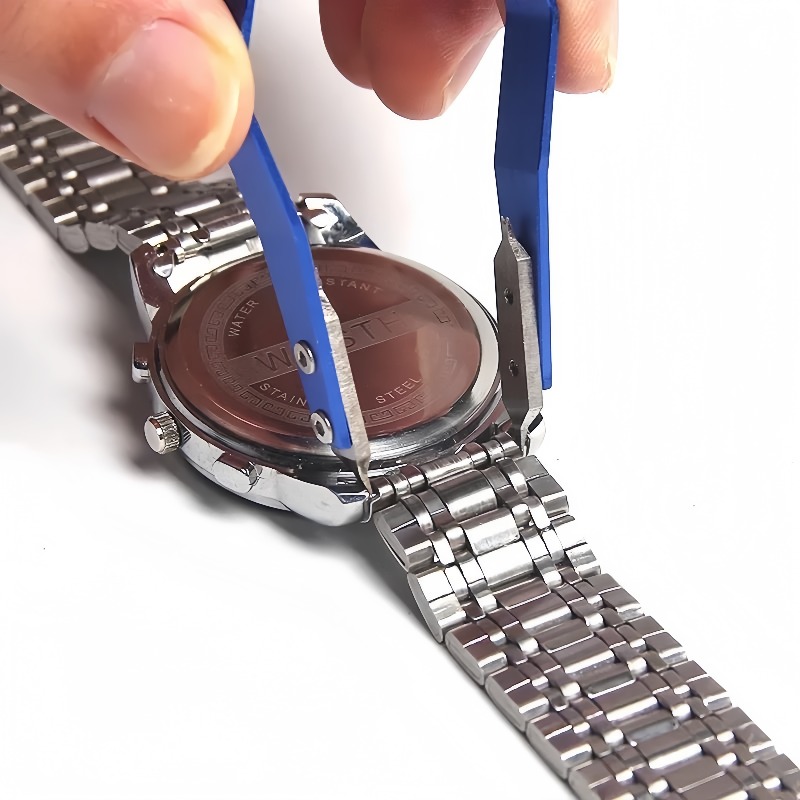 V-Shaped Metal Watch Band Twee - مراجعة Spring Bar Tool Set وسعره